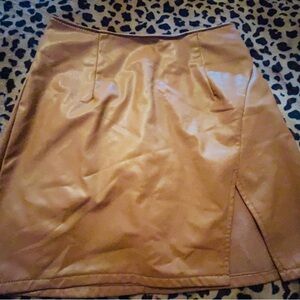 Rewash Tan Pencil Skirt